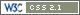 Valid CSS level 2.1